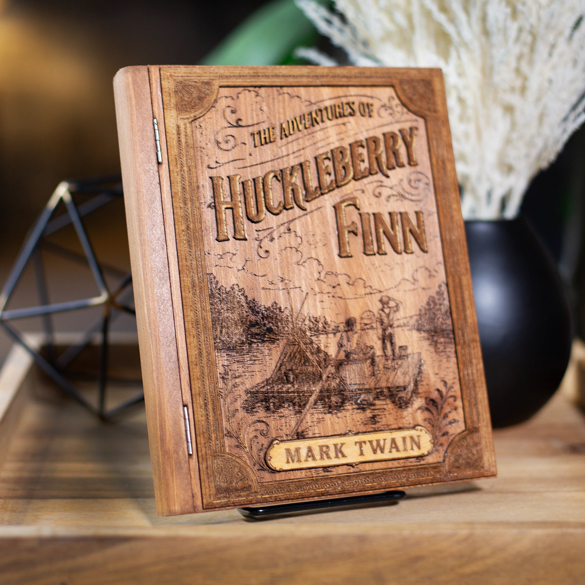 Huckleberry Finn 3D Book Art | Mark Twain