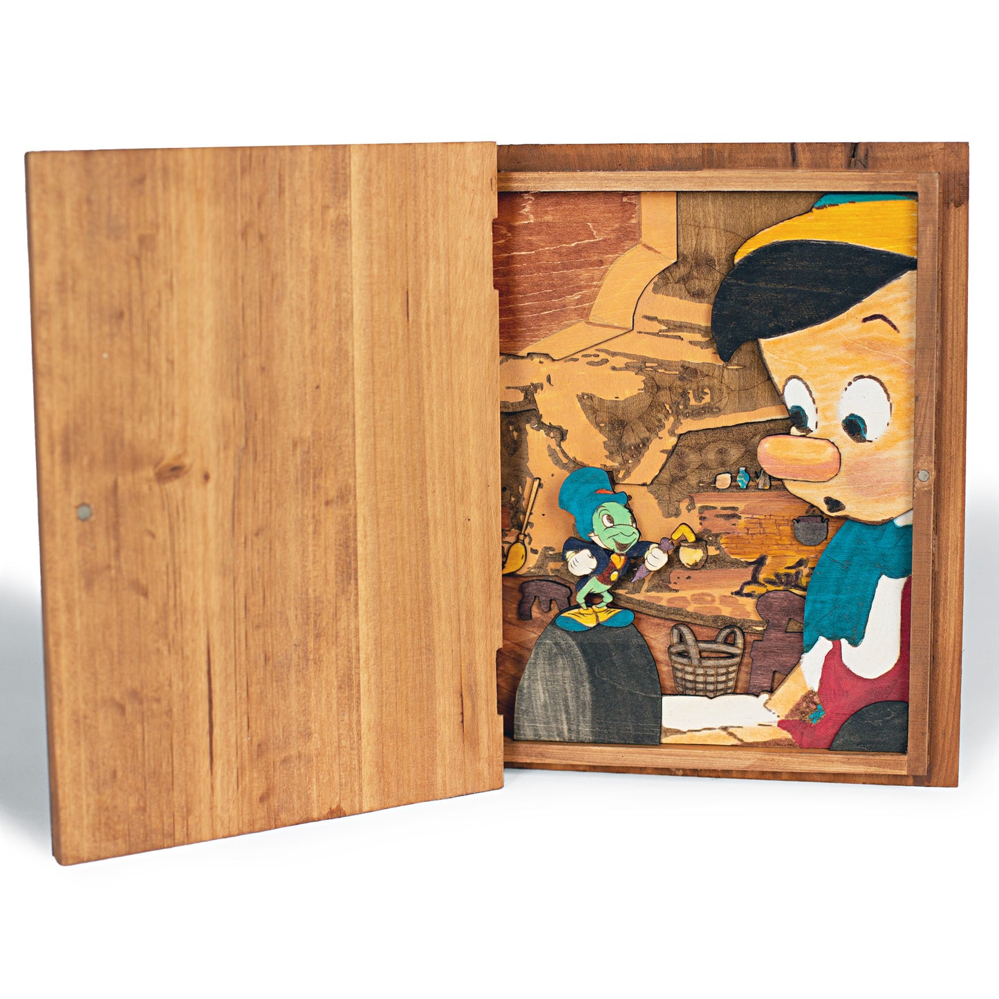 Jiminy Cricket 3D Wooden Book