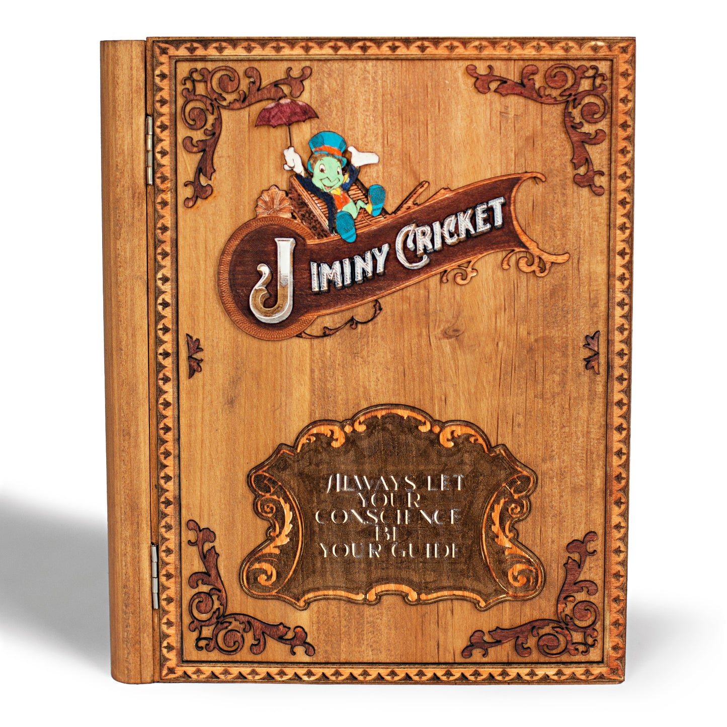 Jiminy Cricket 3D Wooden Book