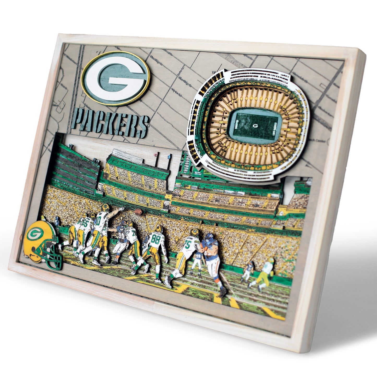 Green Bay Packers 3D Wall Art