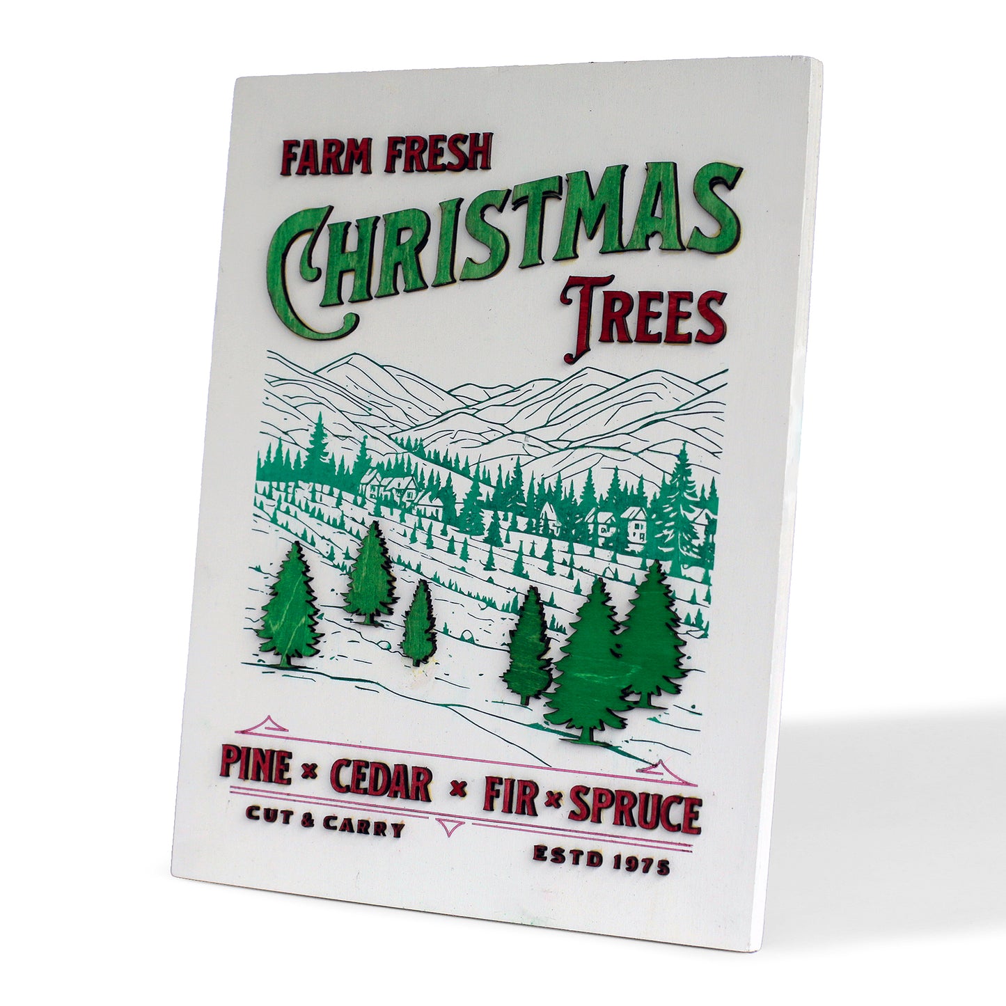 Christmas Tree Farm | Christmas Wall Art