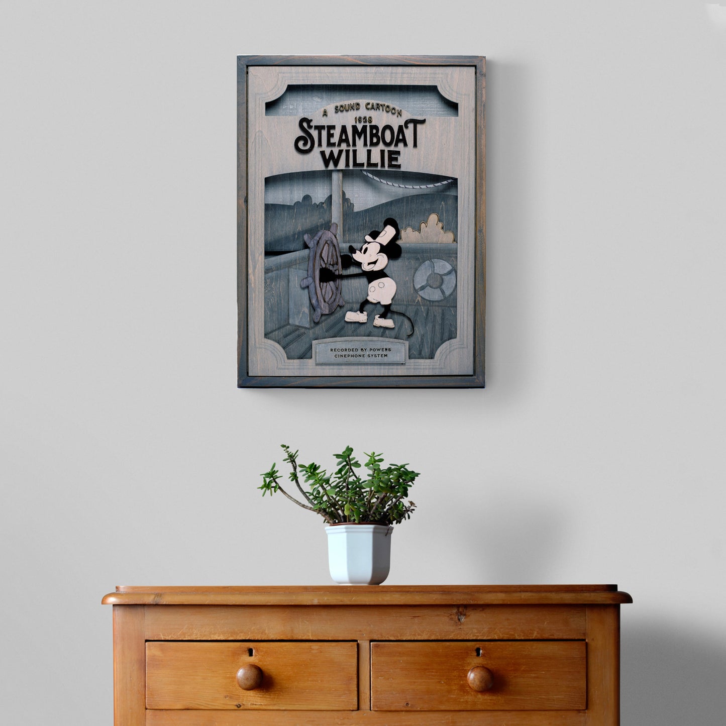 Steamboat Willie Wall Art