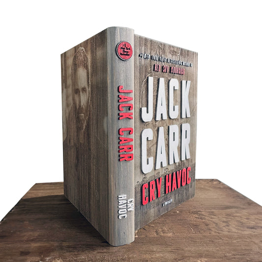 Custom 3D Book Art | Jack Carr's Cry Havoc