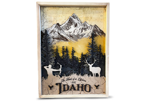 Idaho Elk Hunting Trip | 3D Wall Art