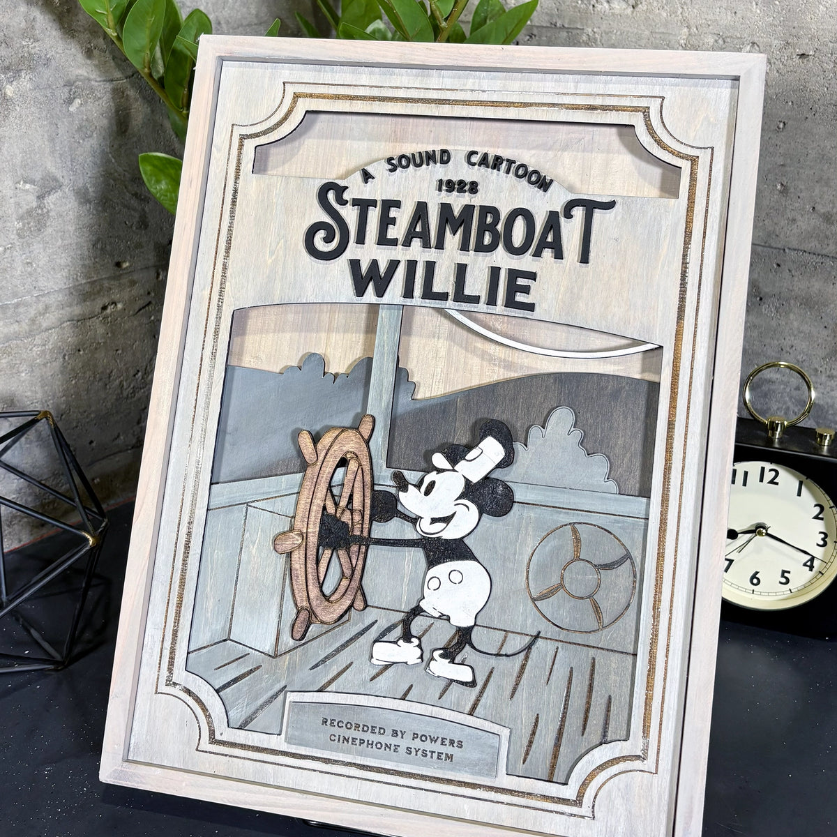 Steamboat Willie Wall Art