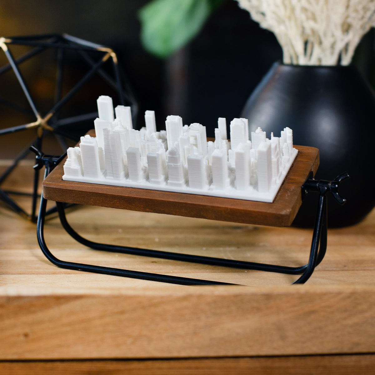 New York City Skyline Rotating 3D Desk Art