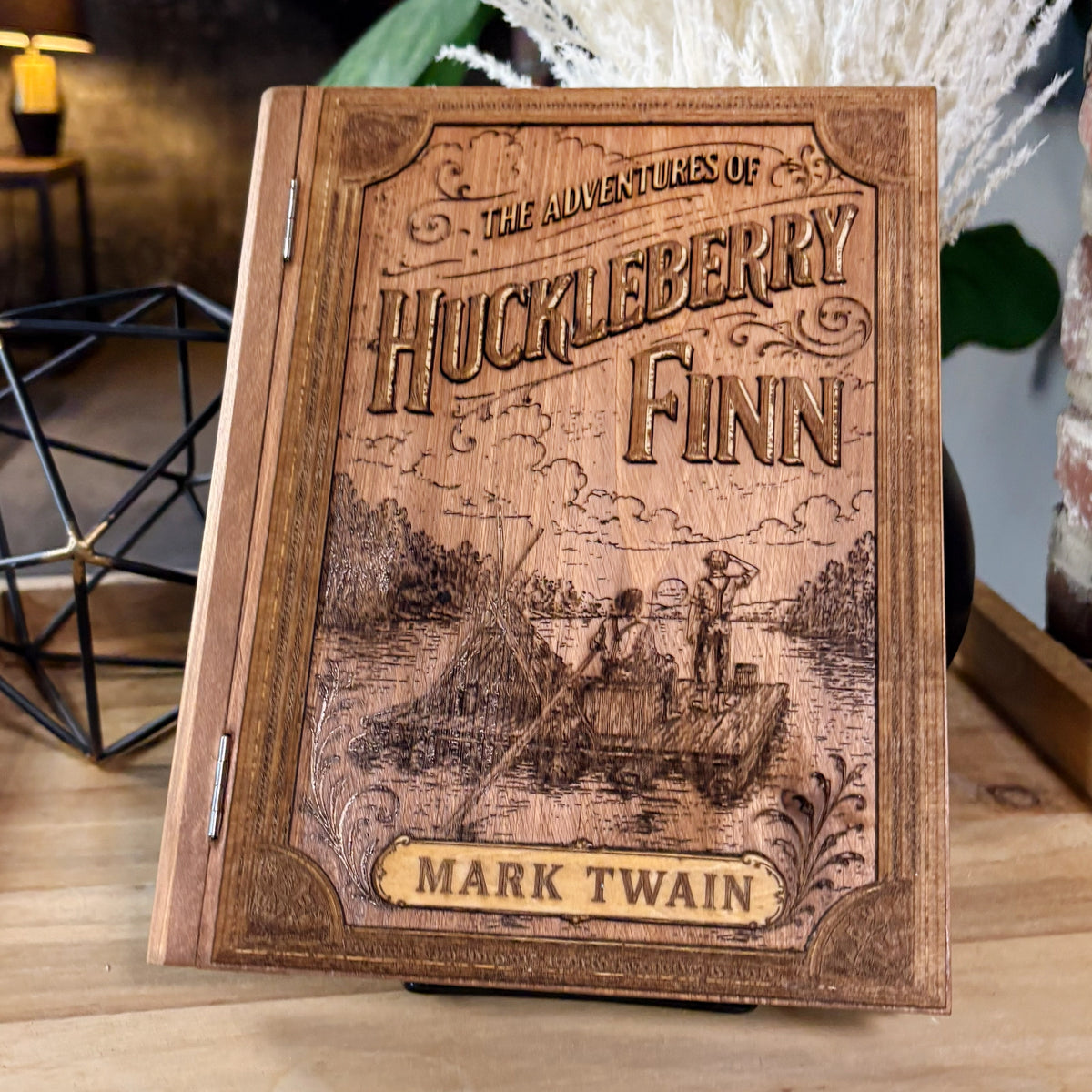 Huckleberry Finn 3D Book Art | Mark Twain