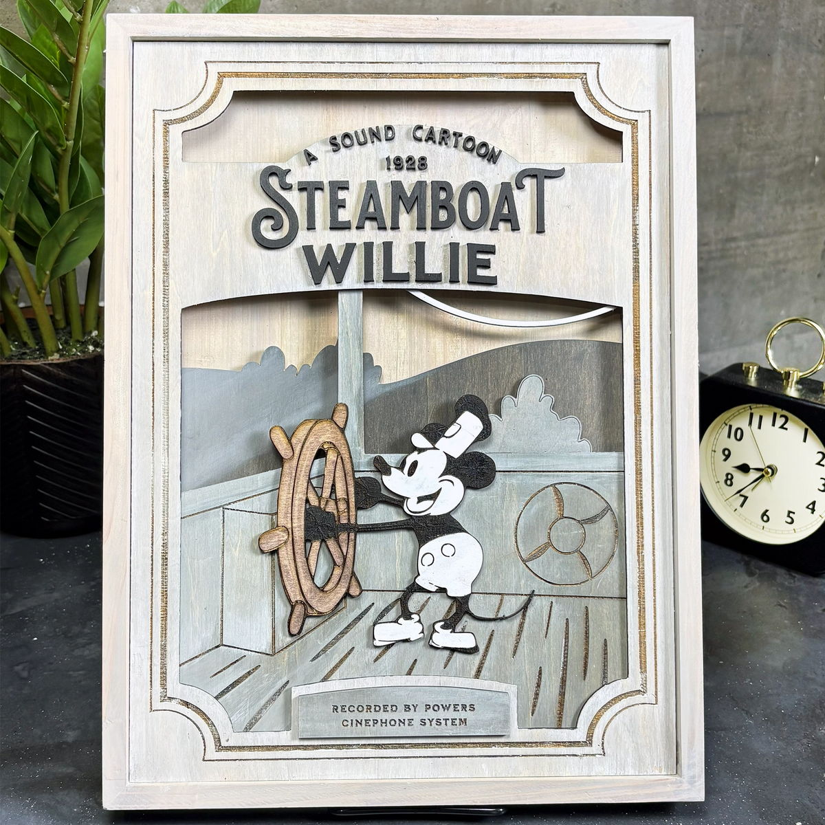 Steamboat Willie Wall Art