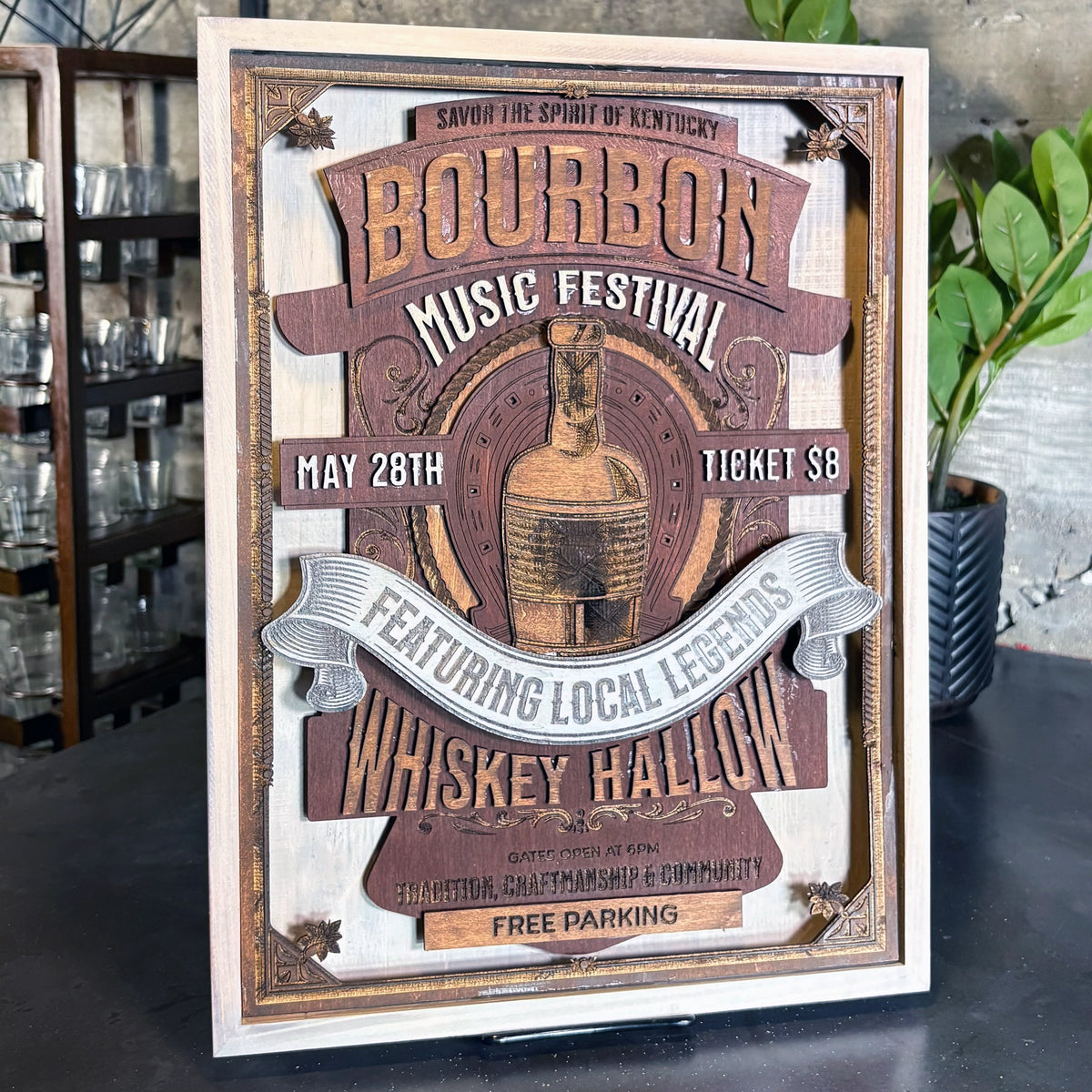 Bourbon Themed Wall Art