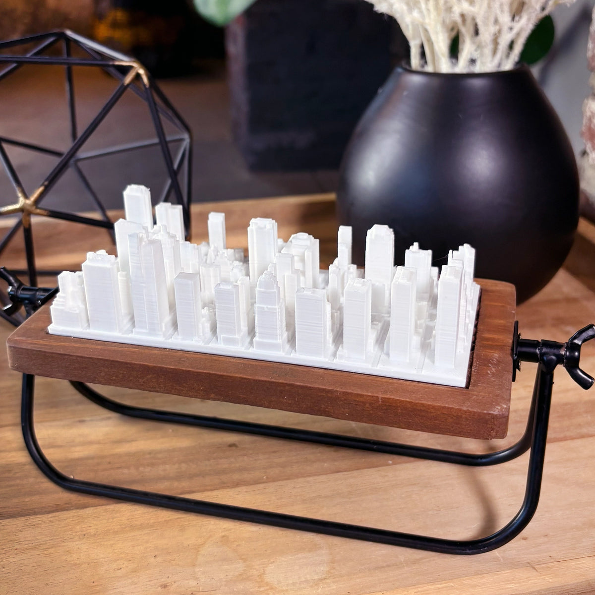 New York City Skyline Rotating 3D Desk Art