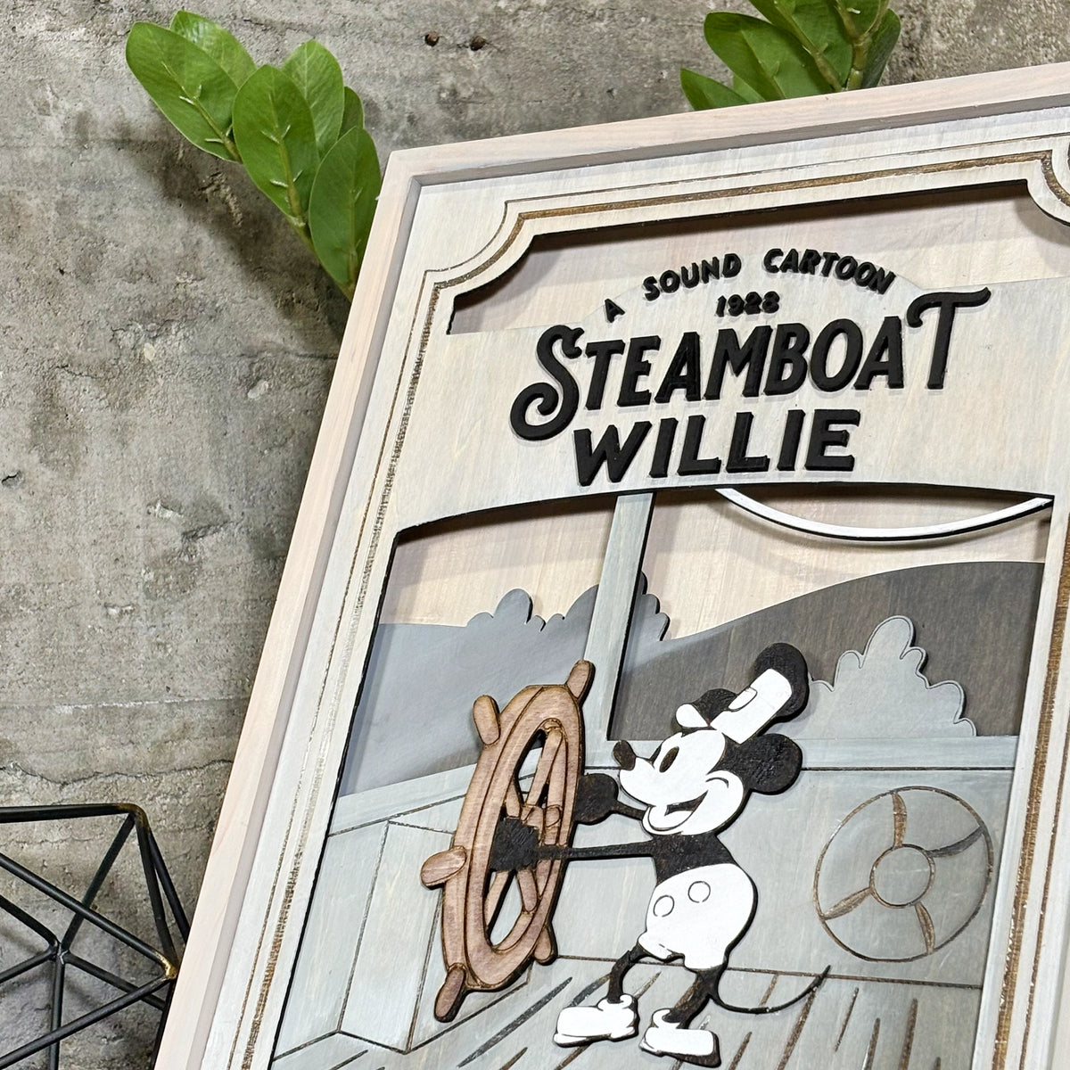 Steamboat Willie Wall Art