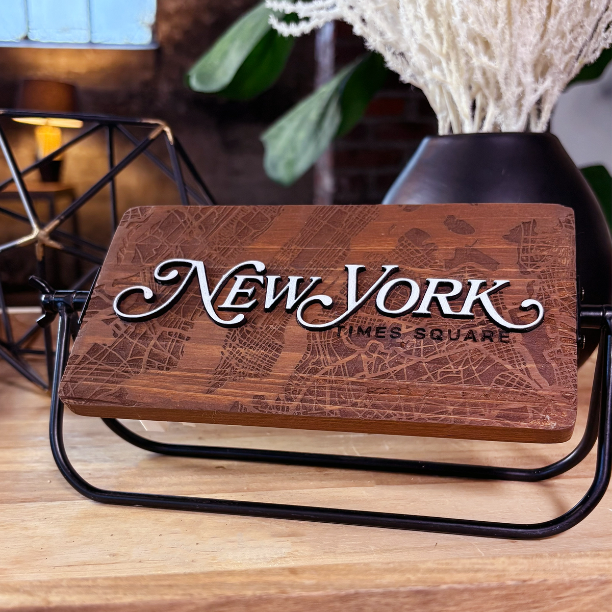 New York City Skyline Rotating 3D Desk Art