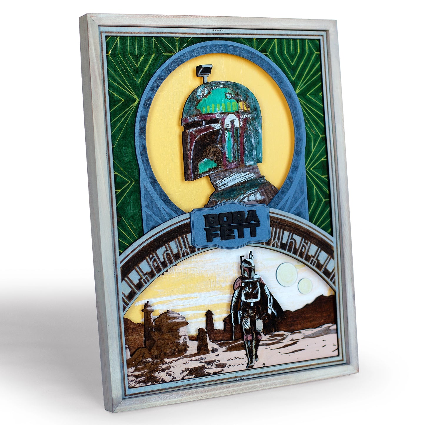 Boba Fett Star Wars 3D Wall Art