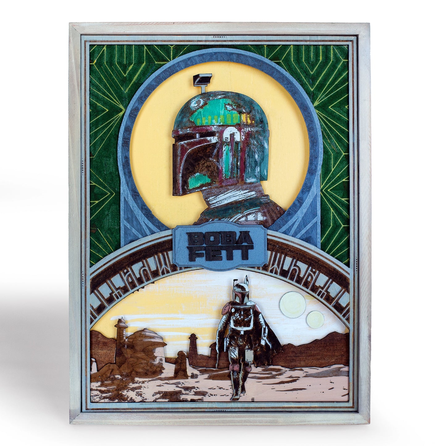 Boba Fett Star Wars 3D Wall Art