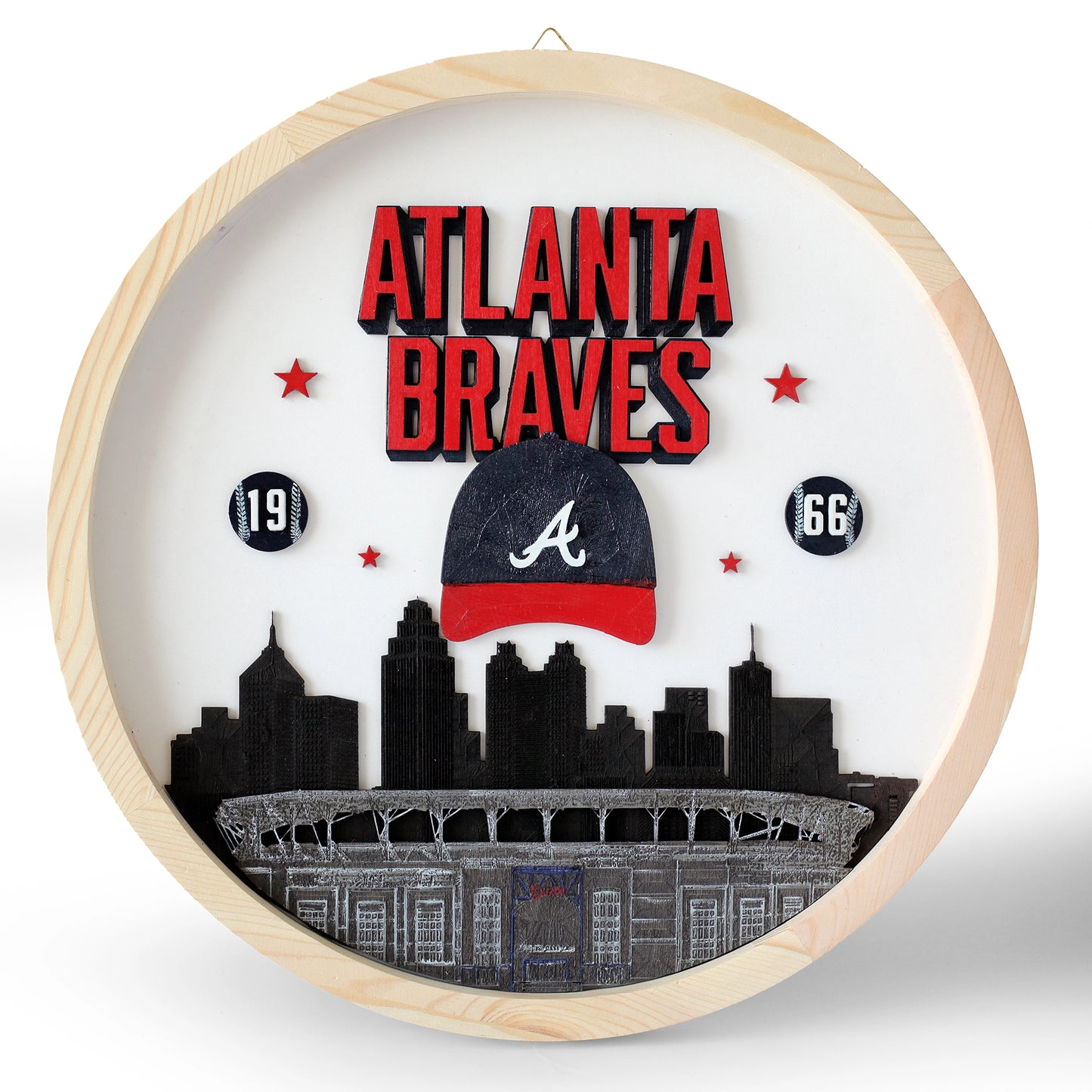 Atlanta Braves Baseball Wall Art