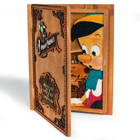 Jiminy Cricket 3D Wooden Book