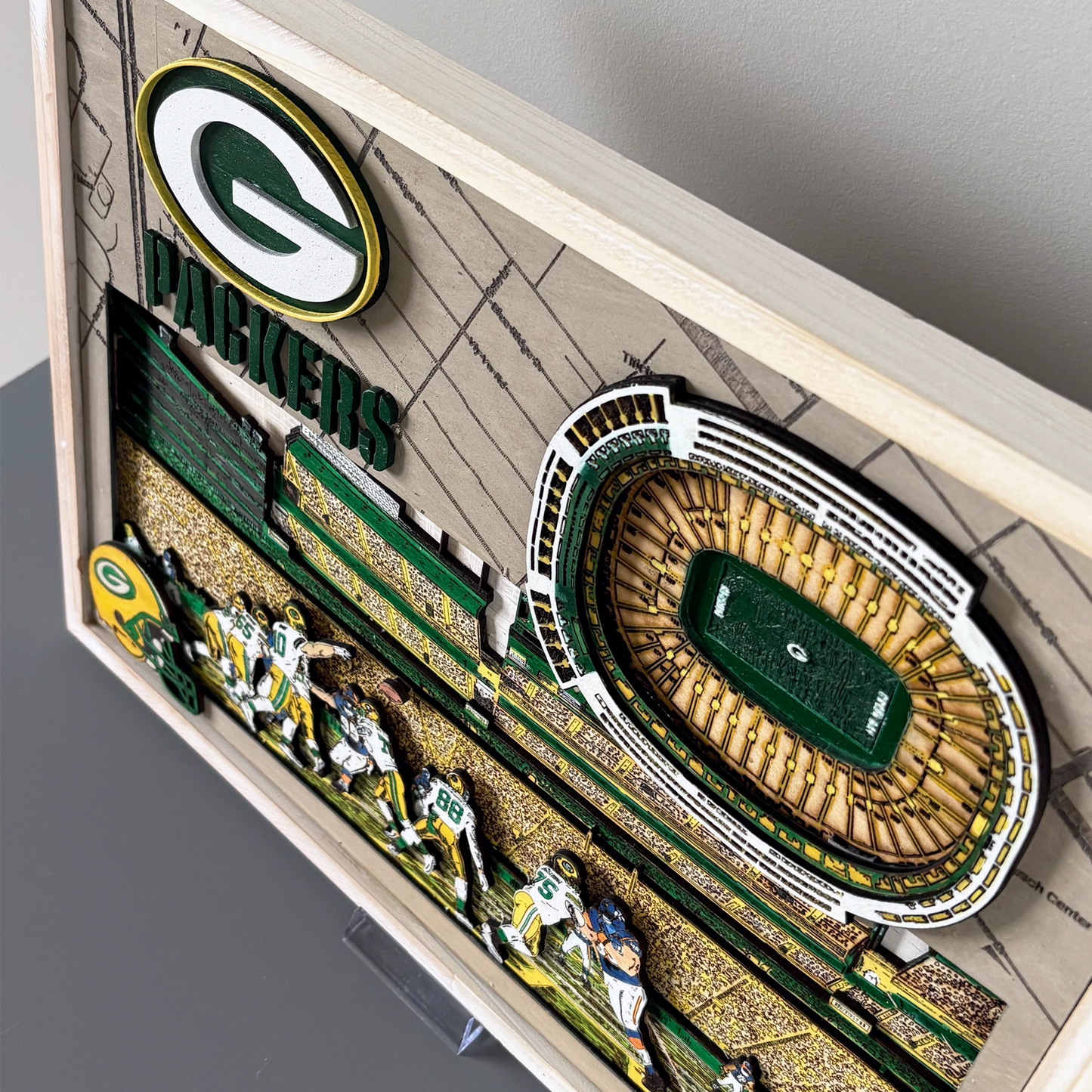 Green Bay Packers 3D Wall Art