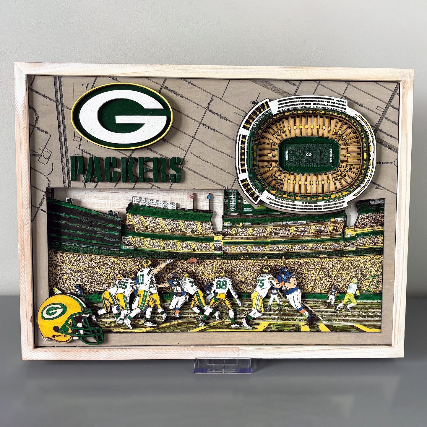 Green Bay Packers 3D Wall Art
