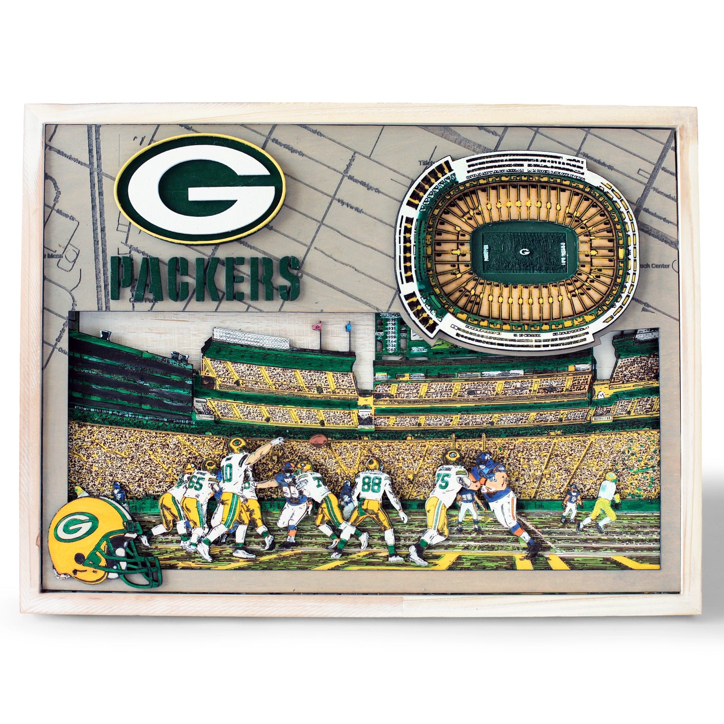 Green Bay Packers 3D Wall Art