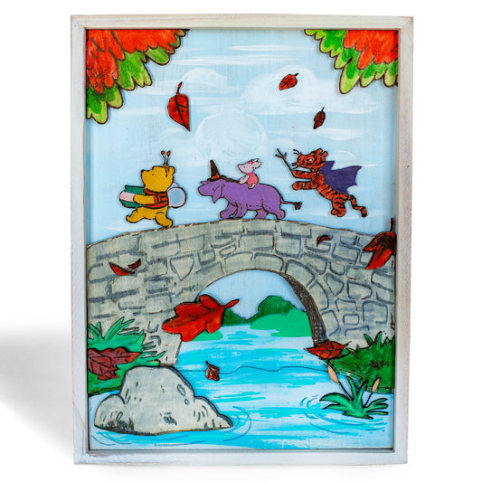 Winnie the Pooh, Tigger, and Piglet Wall Art