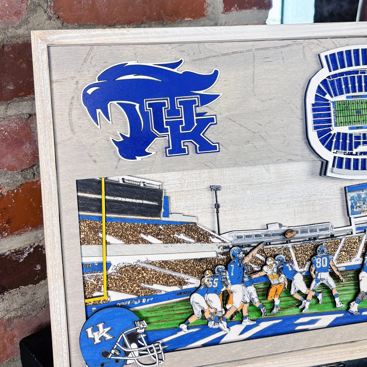 Kentucky Football Stadium 3D Wooden Wall Art | Kroger Field