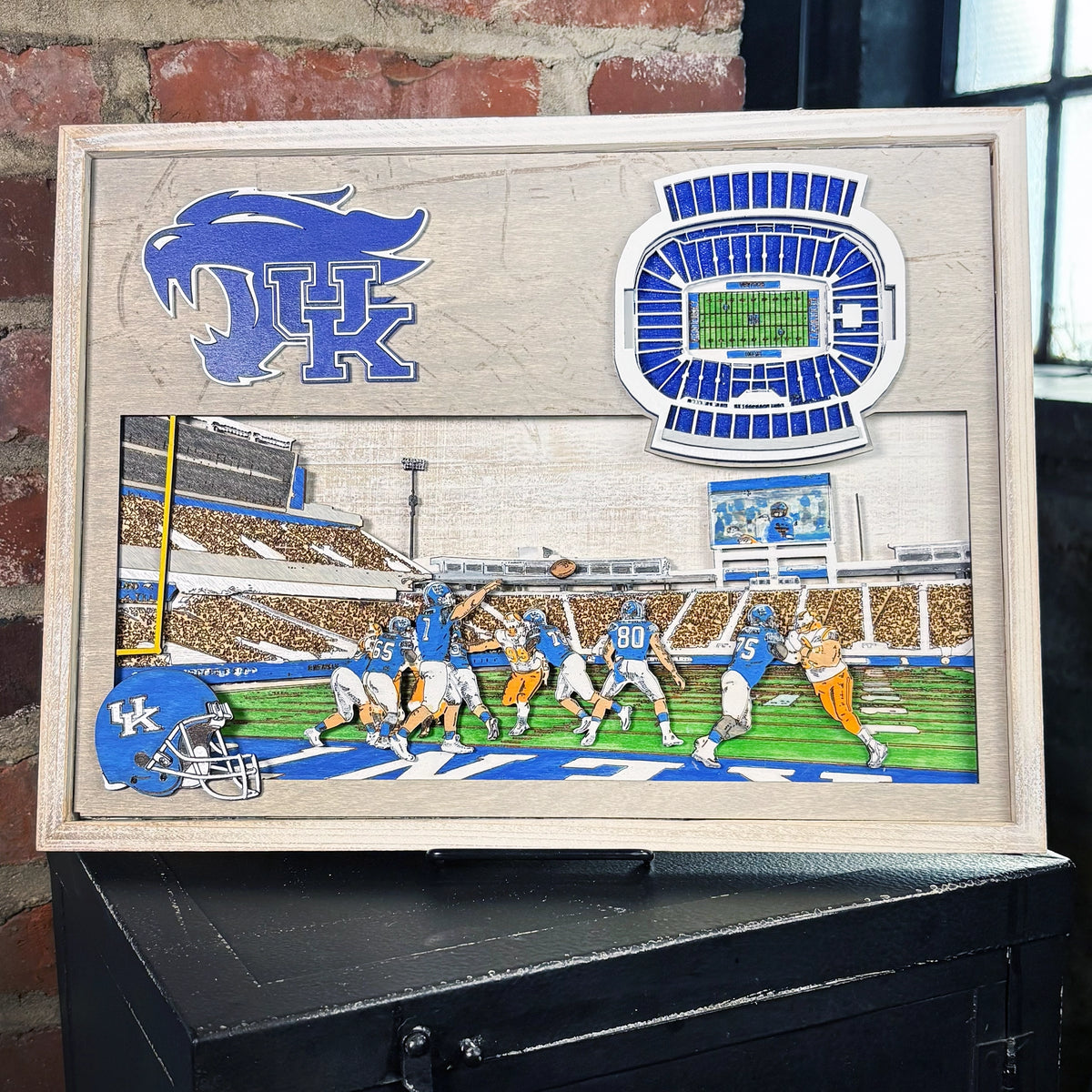 Kentucky Football Stadium 3D Wooden Wall Art | Kroger Field